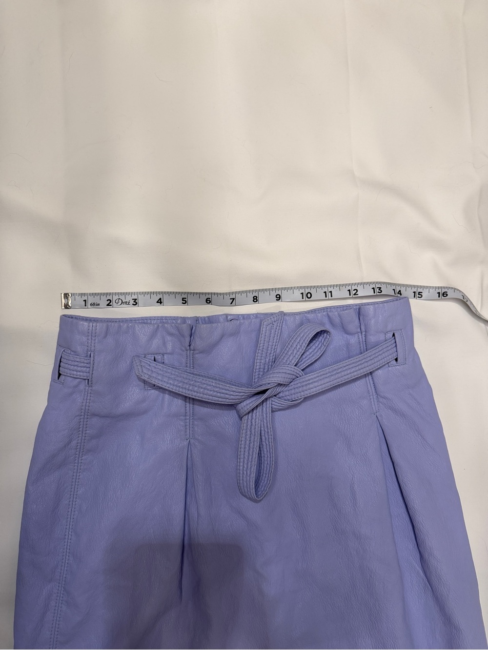 Free People Payton Faux Leather Mini Skirt in Lavender - Picture 5 of 8